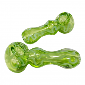 3.5" Lime Slyme Hand Pipe(Pack Of 2) [SG3307]